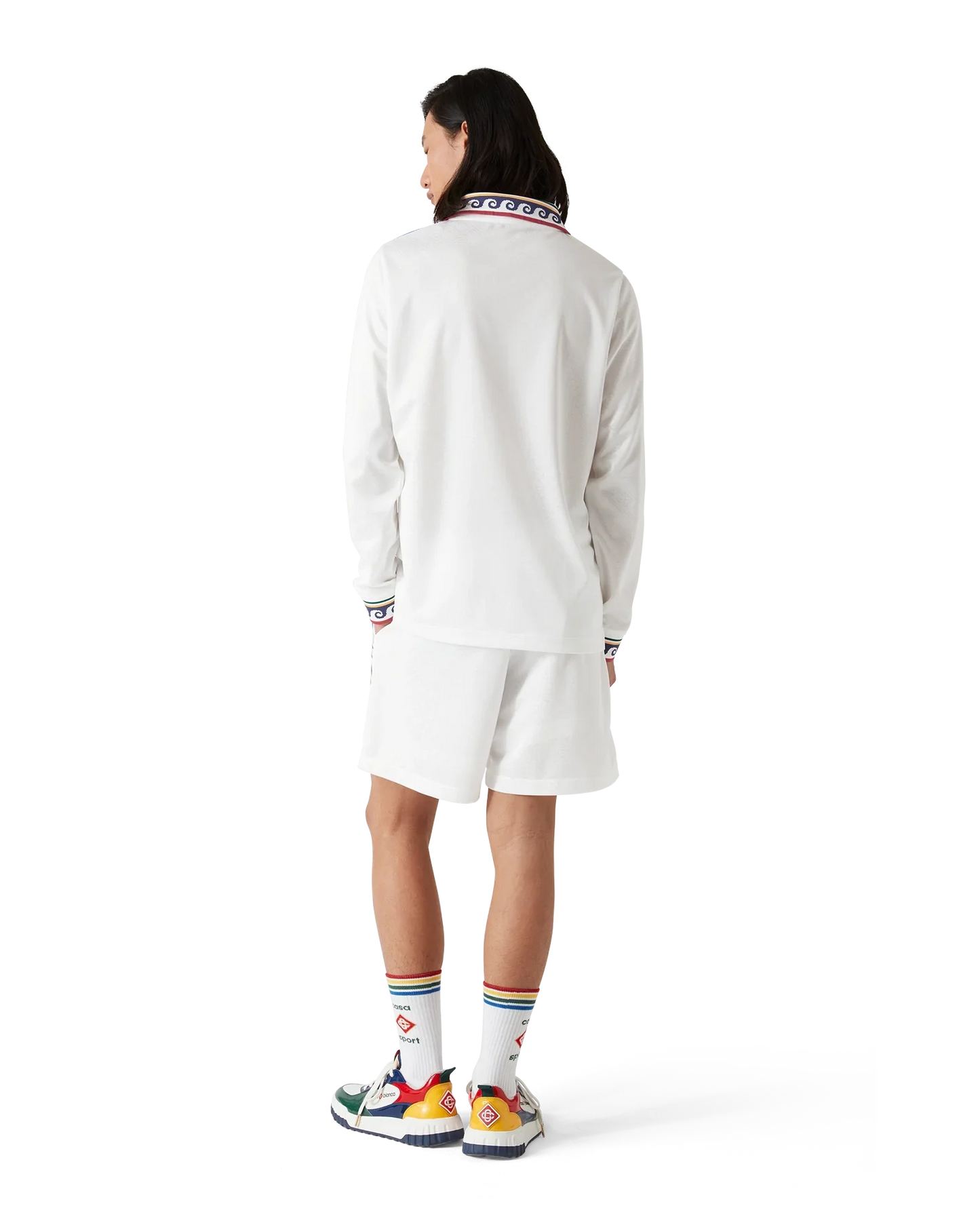 Short de football monogramme Jacquard