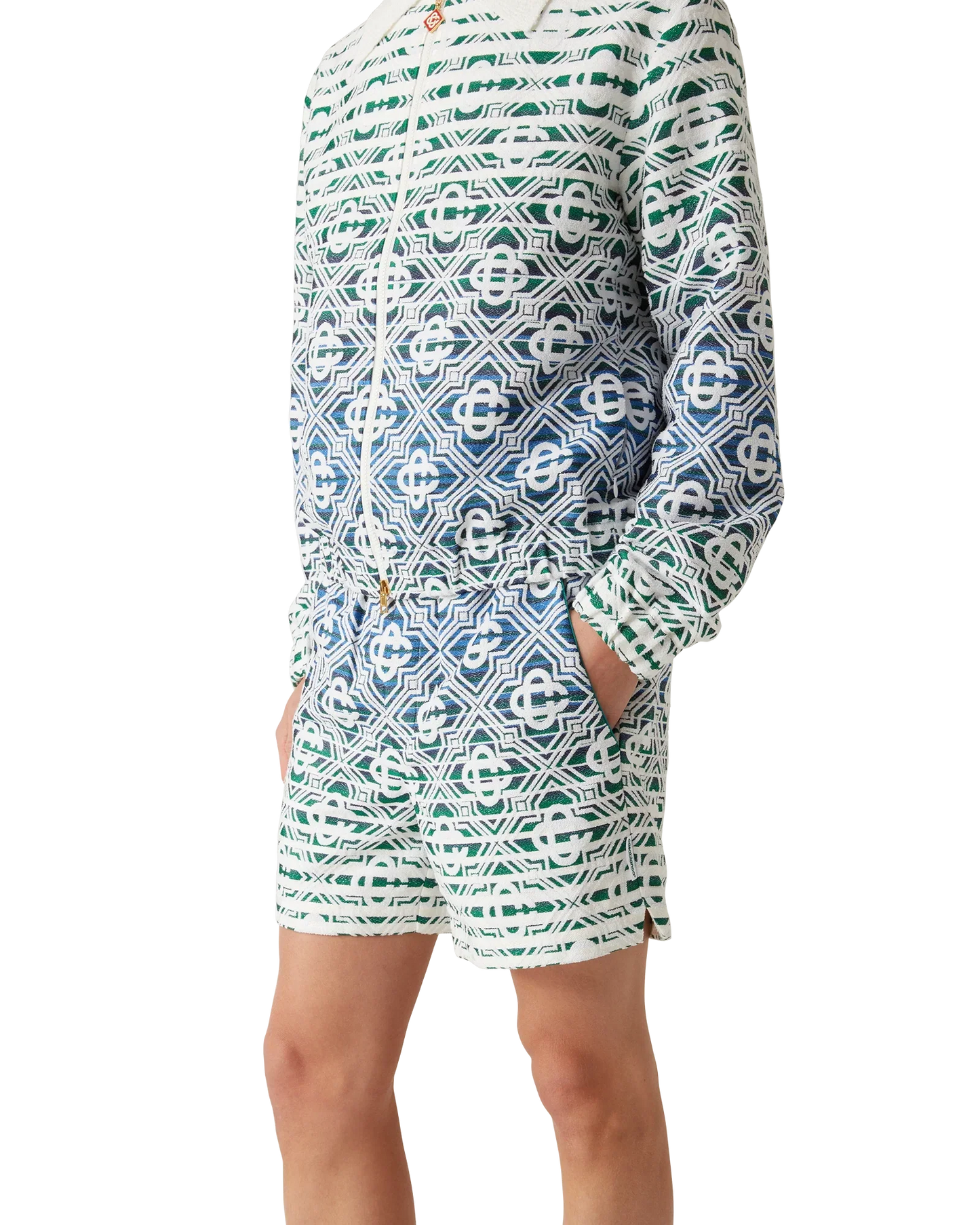 Shorts en éponge Monogram Gradient