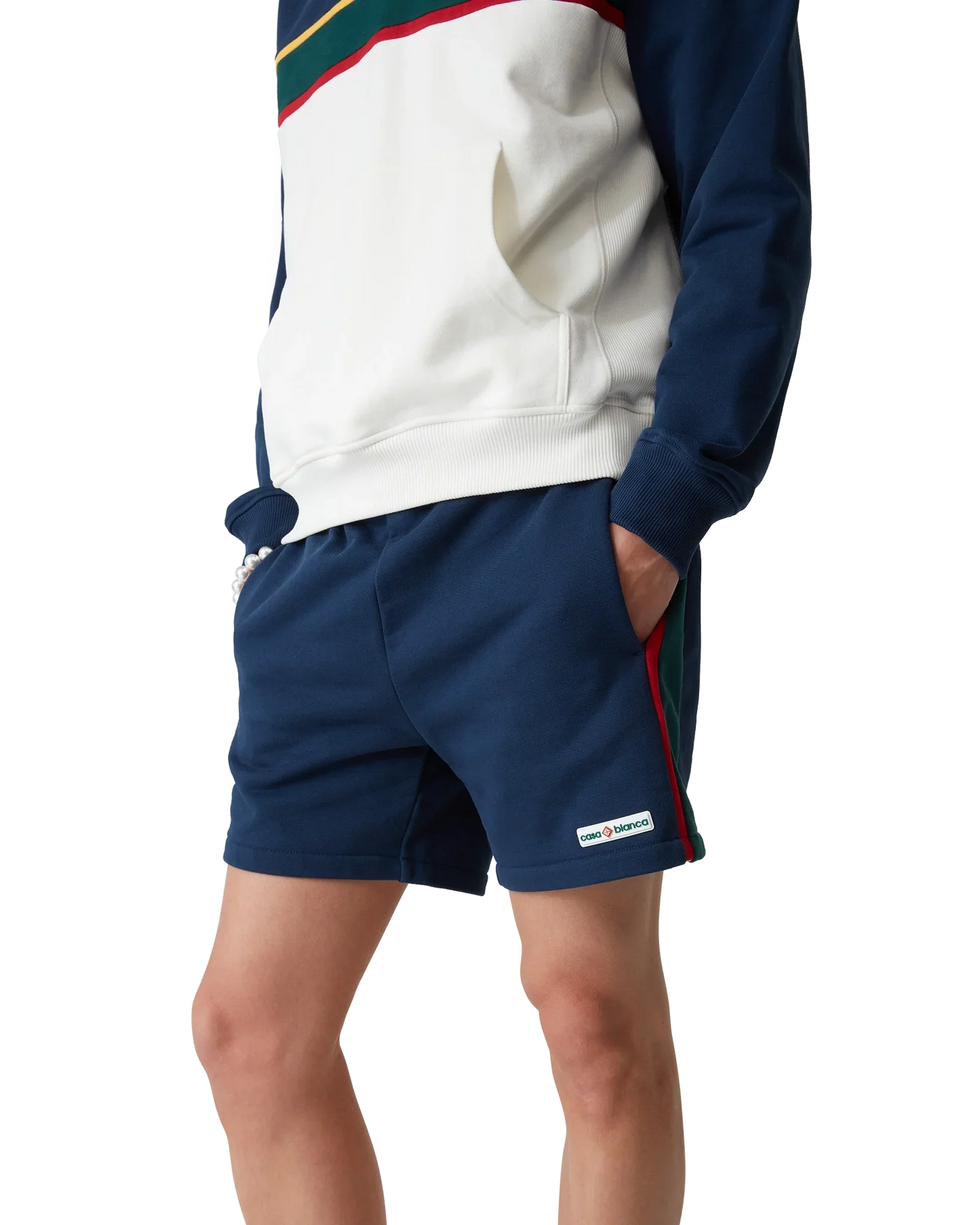 Shorts de jogging color block