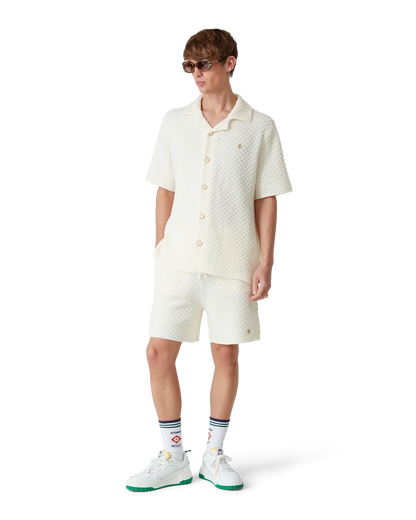 Shorts en maille texturée