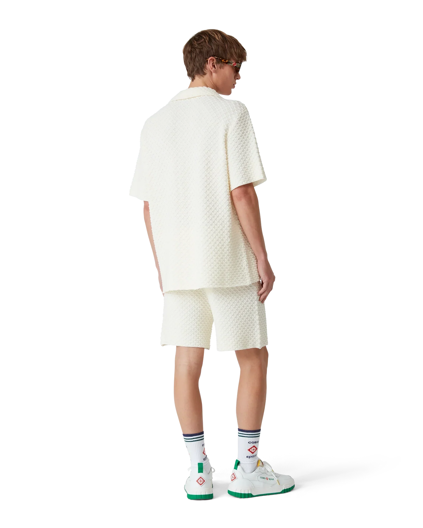 Shorts en maille texturée