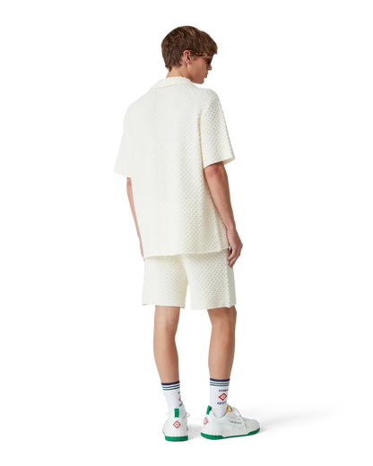 Shorts en maille texturée