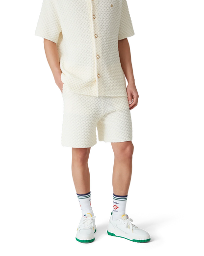 Shorts en maille texturée