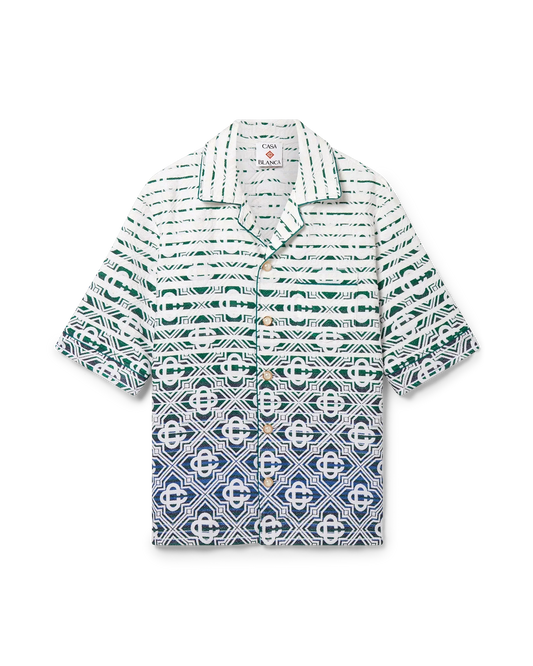 Monogram Gradient Towelling Short Sleeve Shirt
