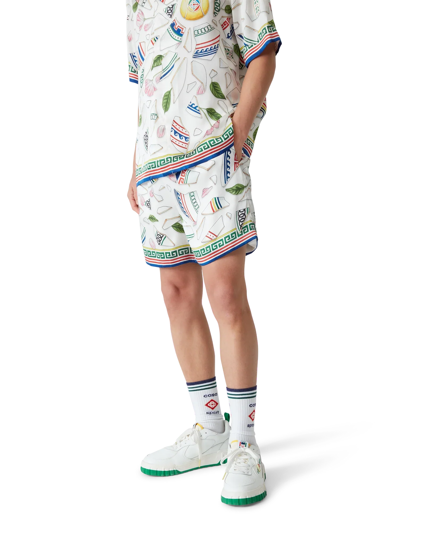 Short en soie Le Vase Brise