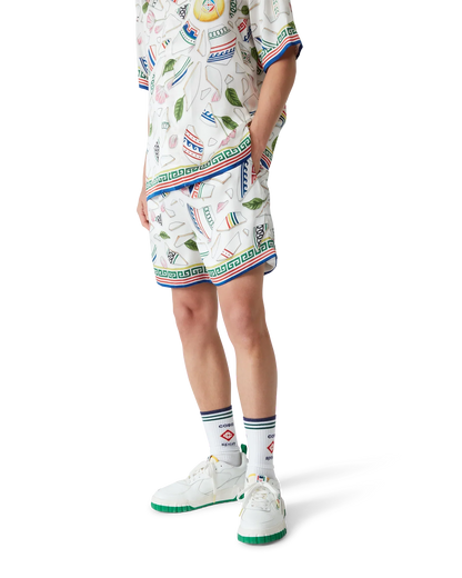 Short en soie Le Vase Brise