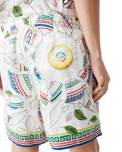 Short en soie Le Vase Brise