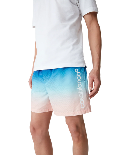 Short de bain jacquard dégradé
