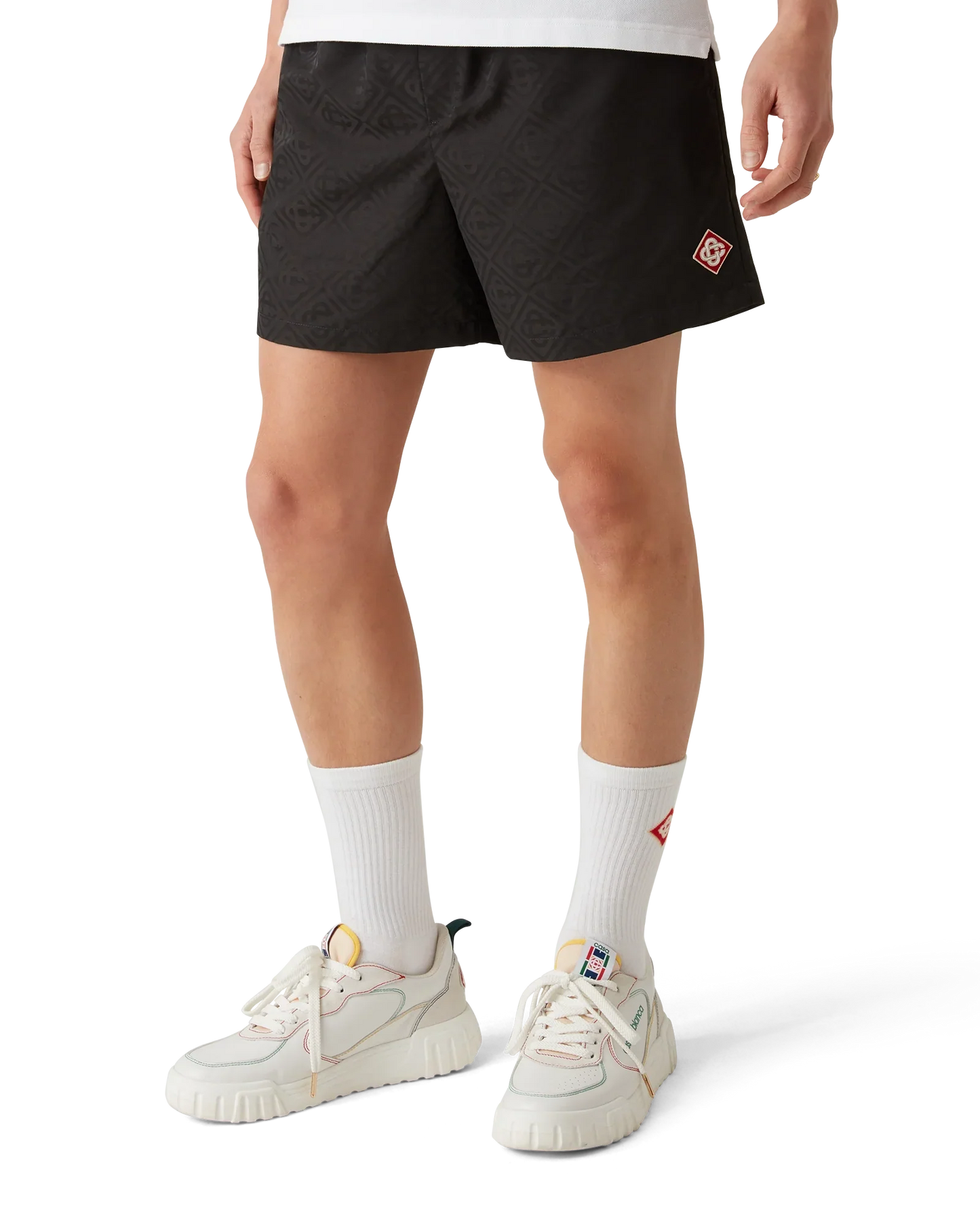 Short de bain en jacquard