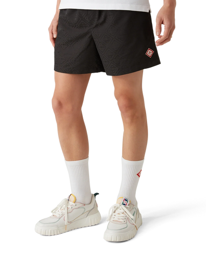 Short de bain en jacquard
