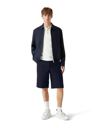 Short en laine ajusté