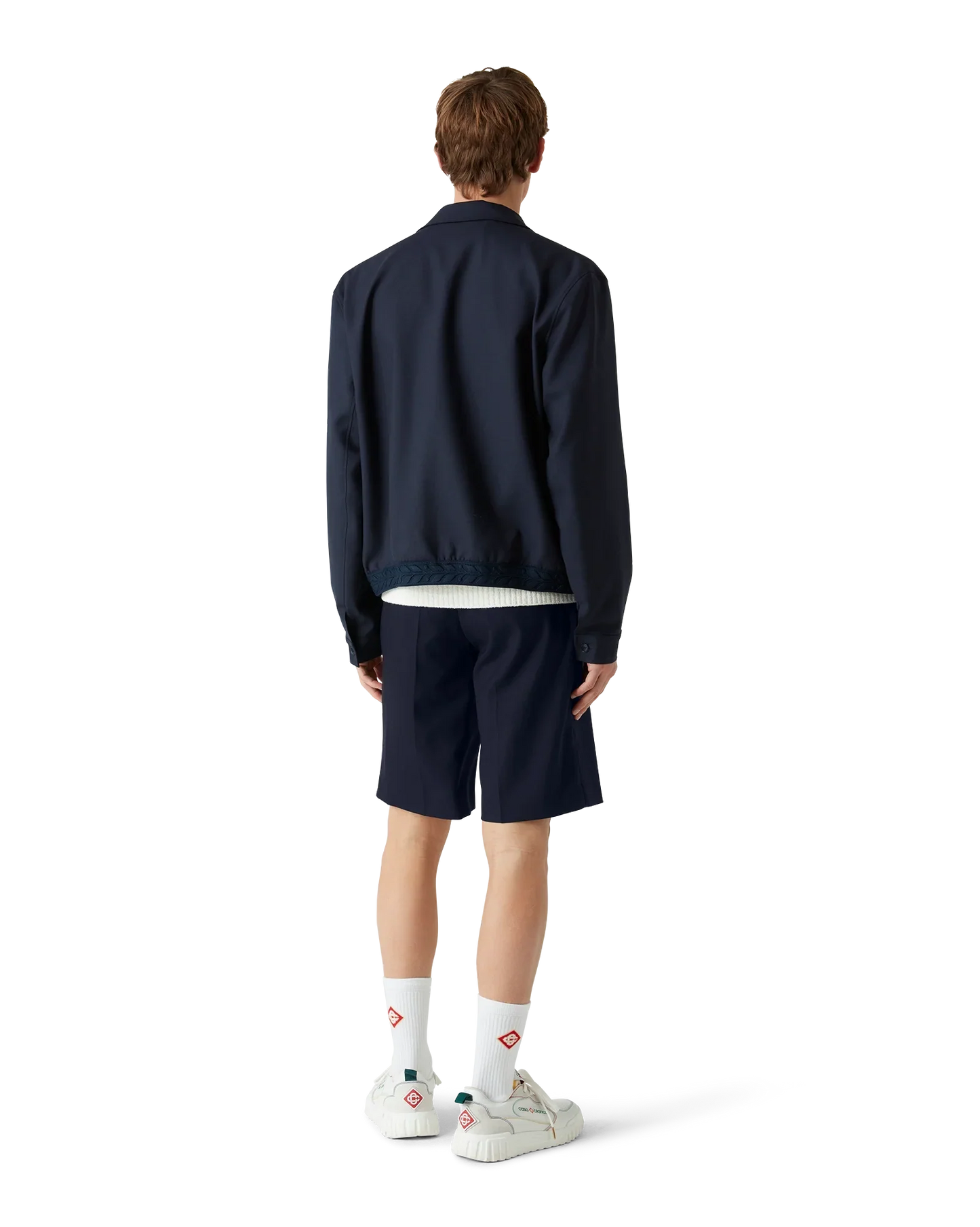 Short en laine ajusté