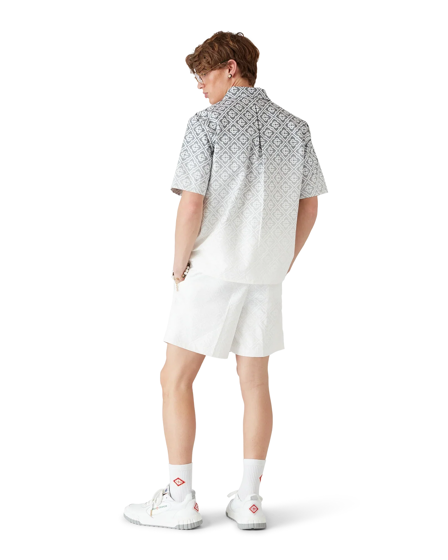 Shorts monogramme bouffants