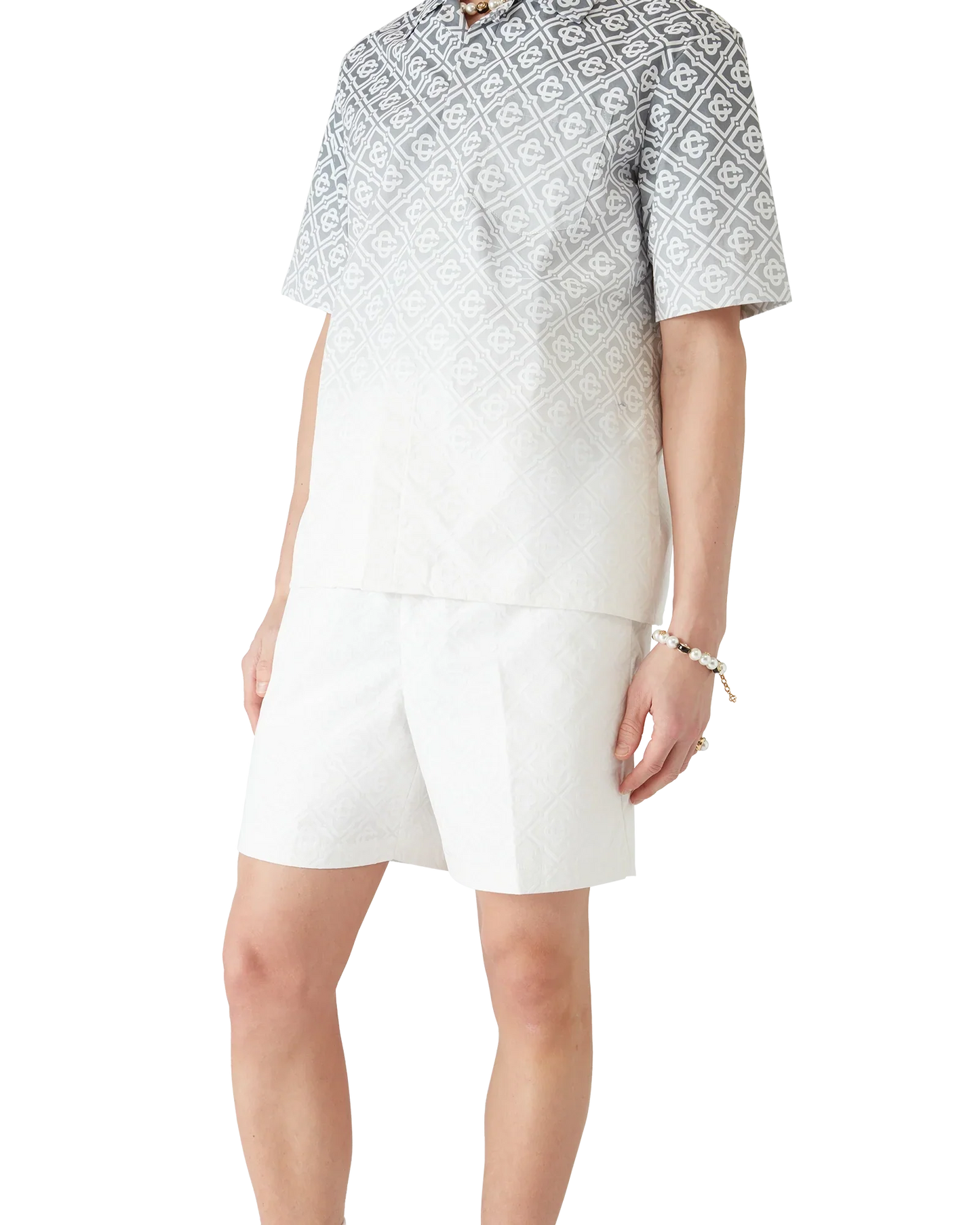 Shorts monogramme bouffants
