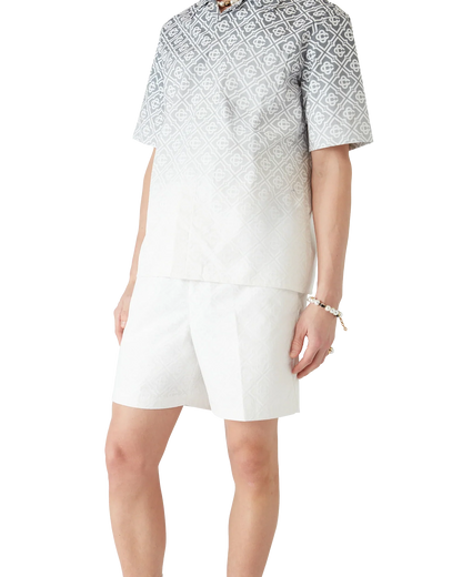 Shorts monogramme bouffants