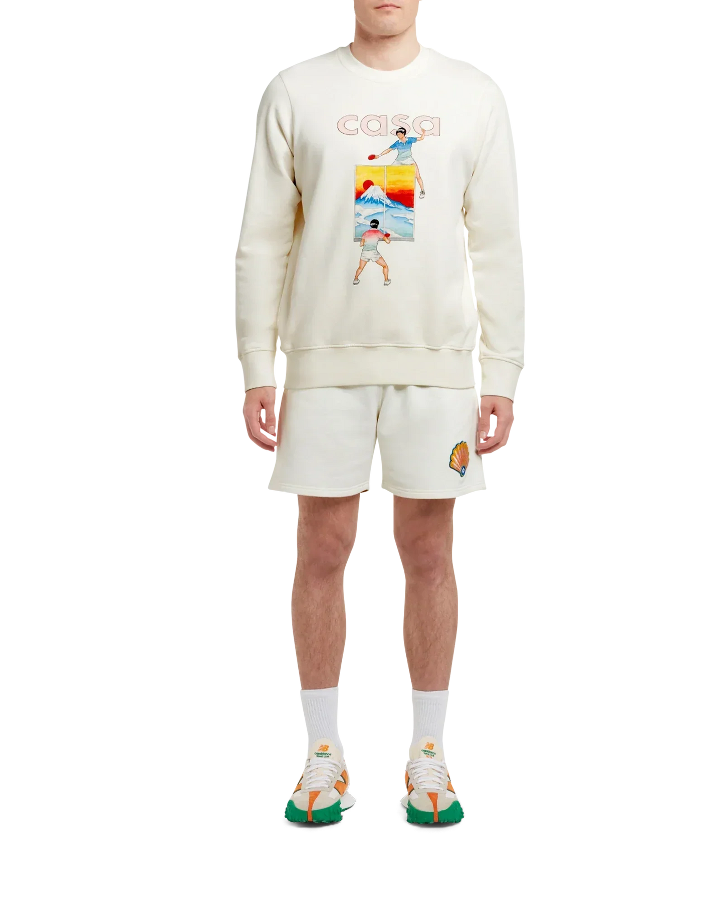 Sweat-shirt Fuji de ping-pong