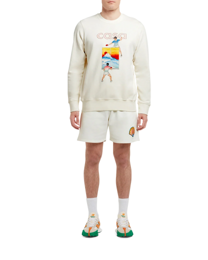 Sweat-shirt Fuji de ping-pong