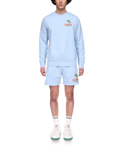 Shorts en molleton bleu Coachella Valley