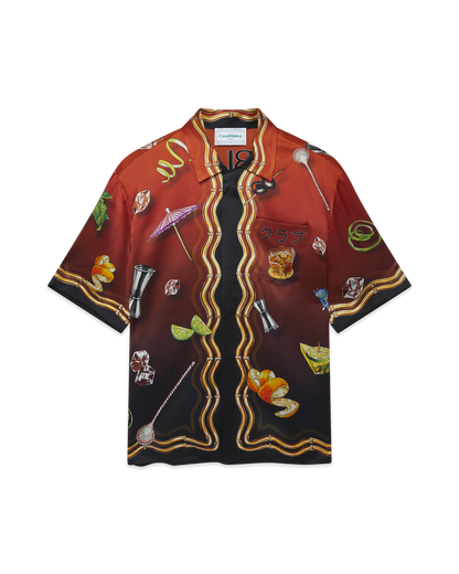 Chemise en soie Sunset Casa Club