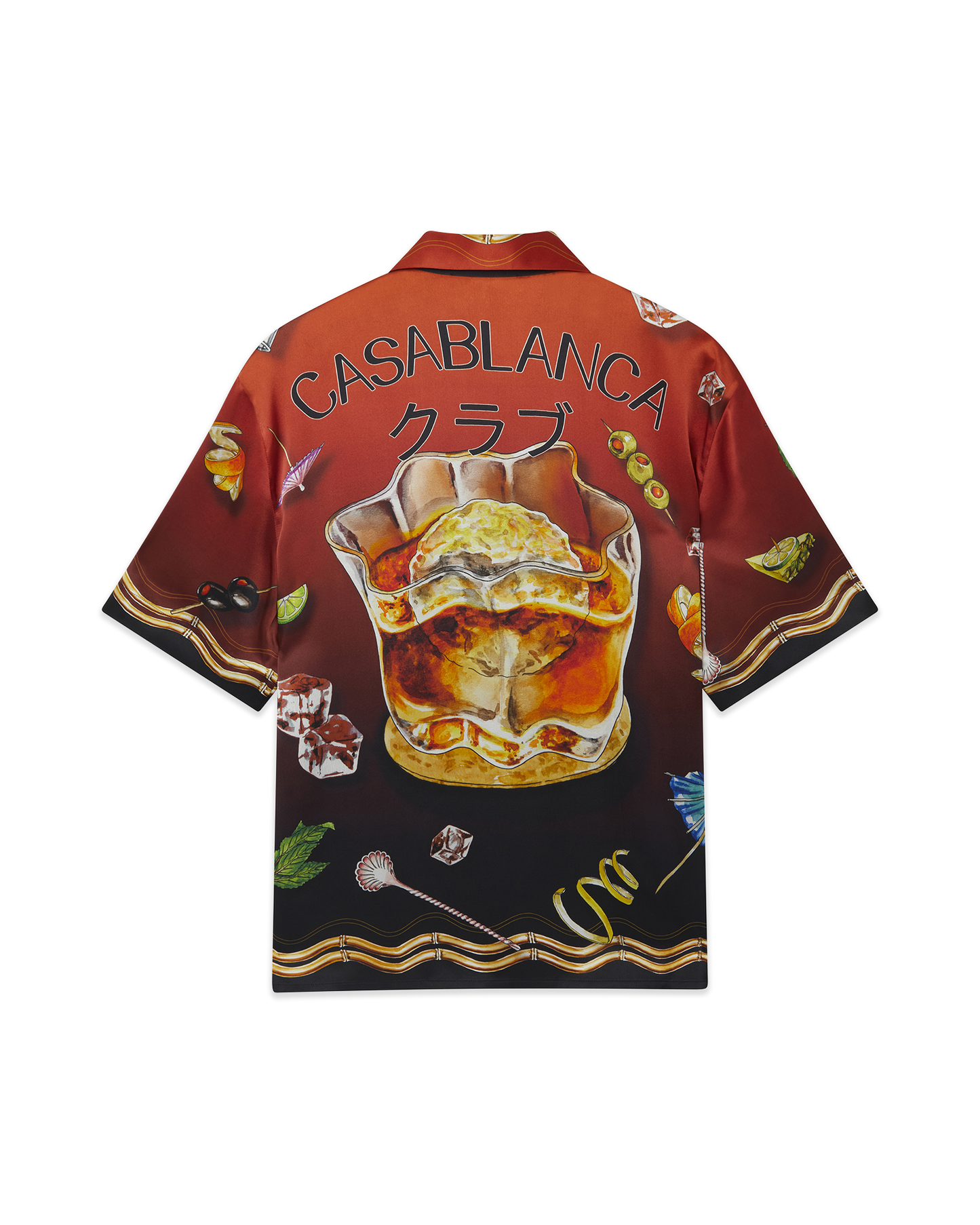 Chemise en soie Sunset Casa Club