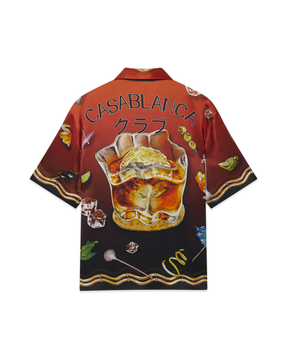 Chemise en soie Sunset Casa Club