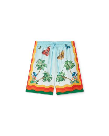 Shorts en soie Palm Springs Tennis Club