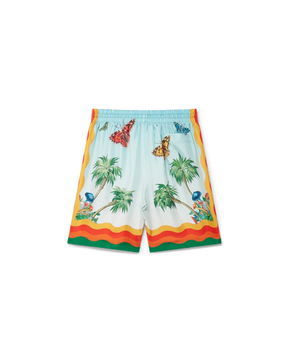 Shorts en soie Palm Springs Tennis Club