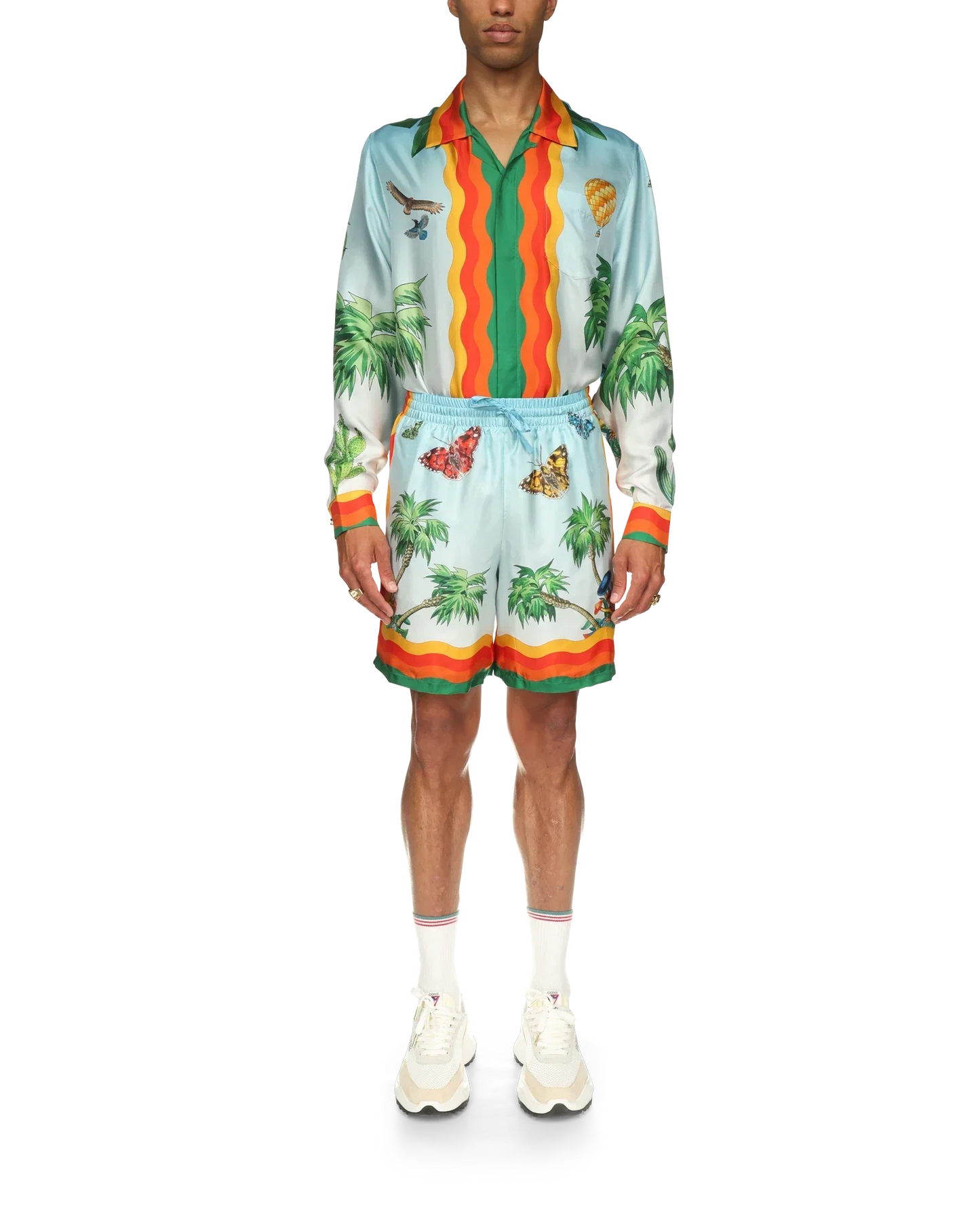 Shorts en soie Palm Springs Tennis Club