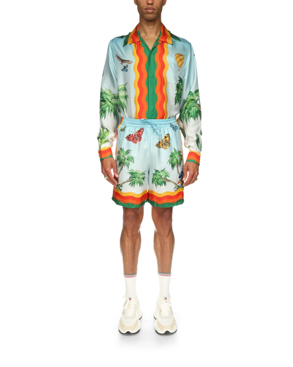 Shorts en soie Palm Springs Tennis Club