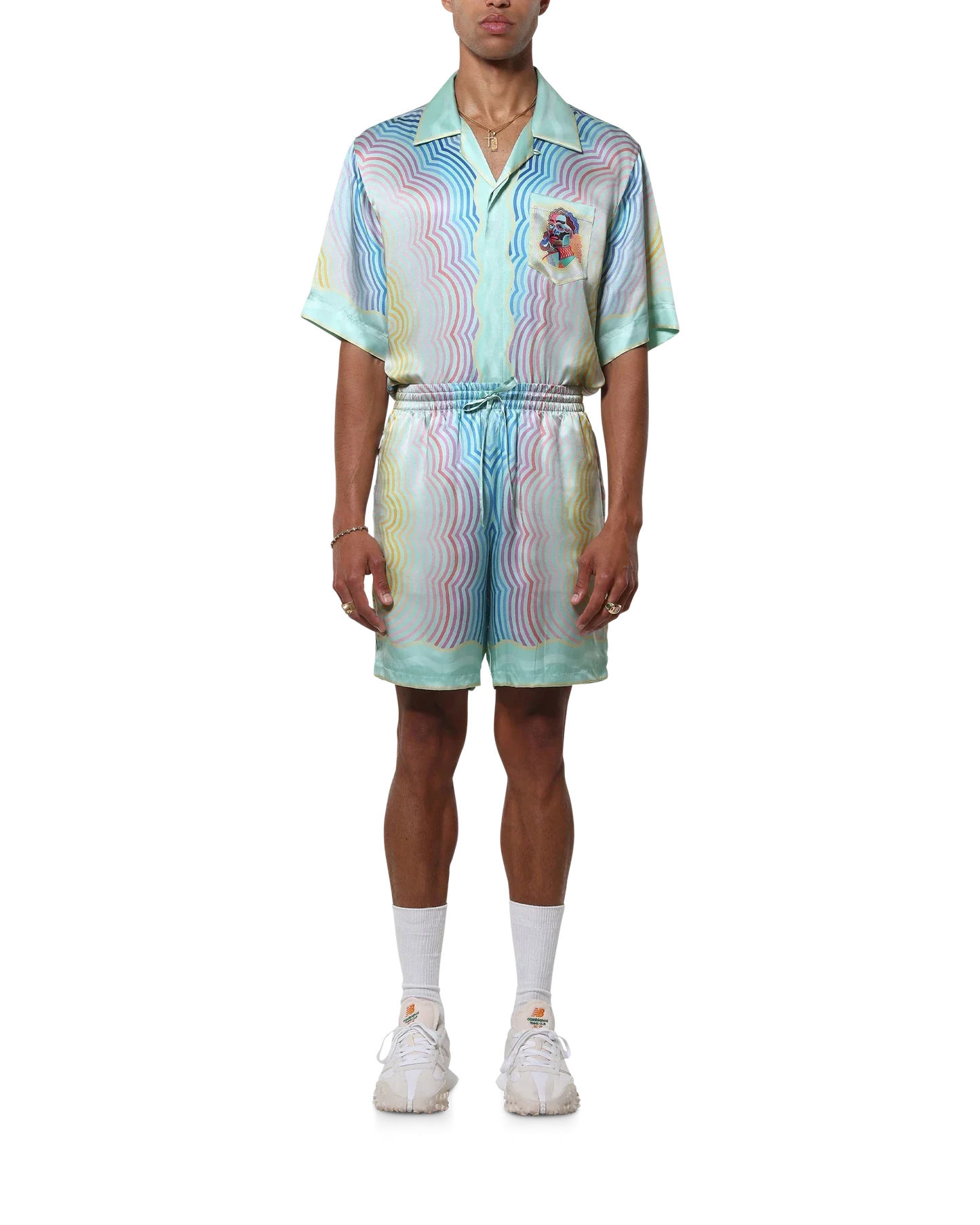 Shorts en soie Masao San