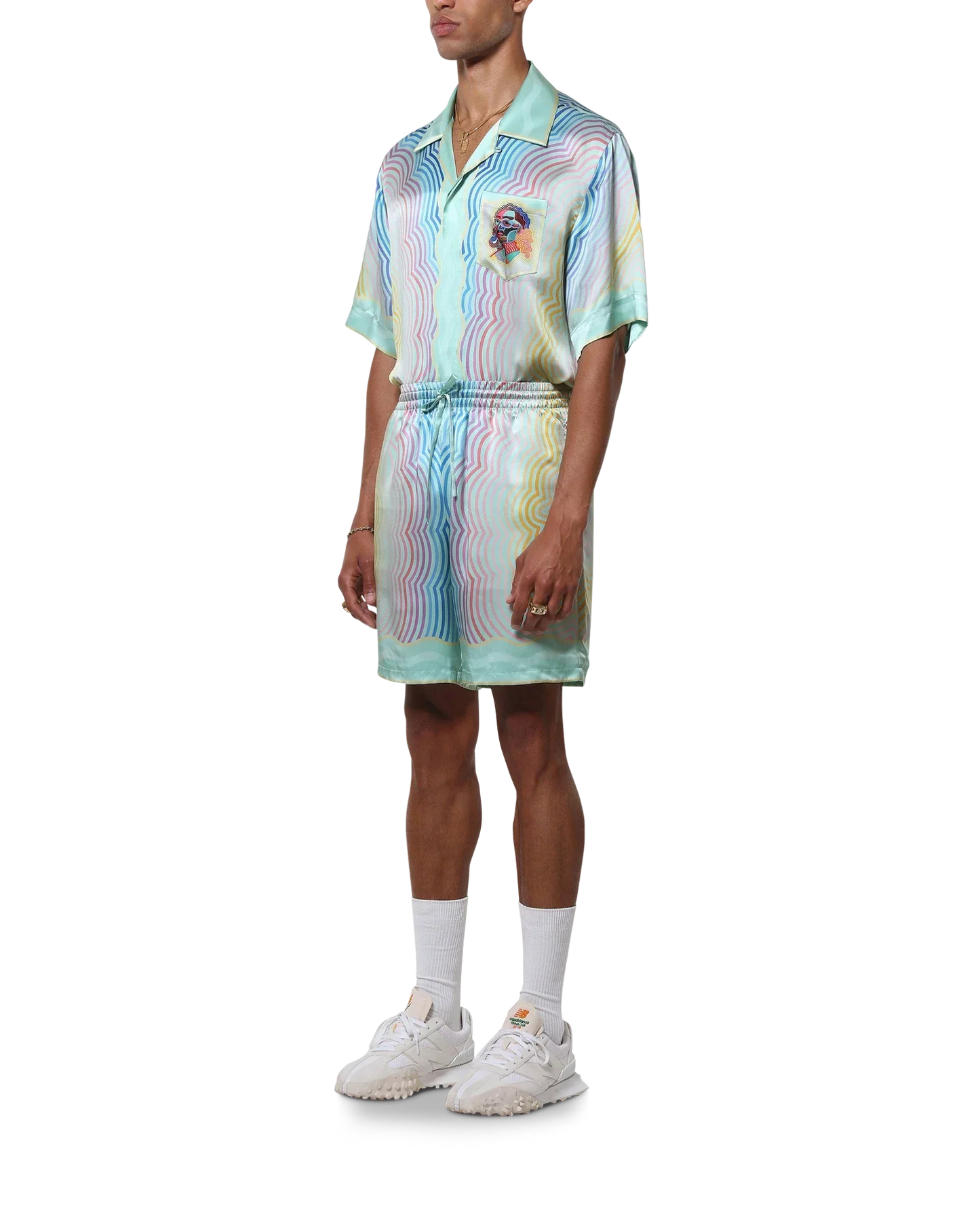 Shorts en soie Masao San
