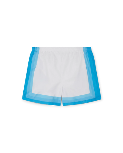 Maillot de bain short dégradé bleu