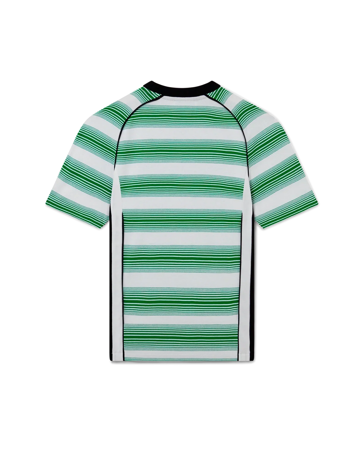 T-shirt à manches courtes et empiècements rayés dégradés