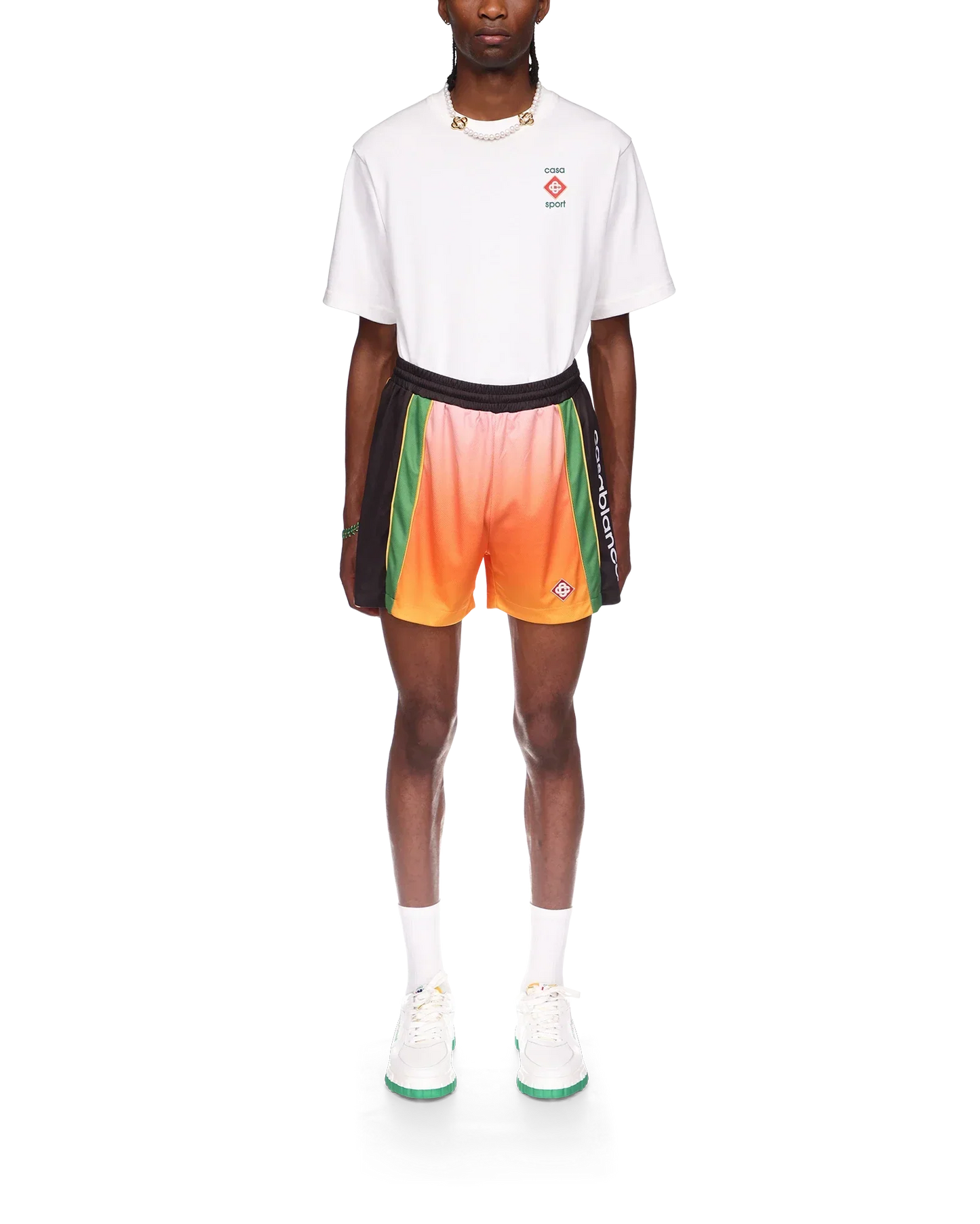 Short de foot dégradé