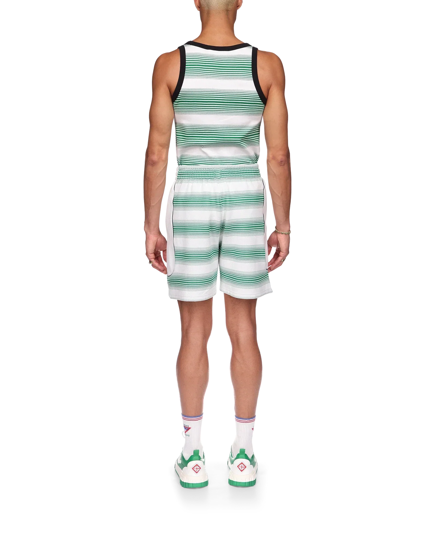 Gradient Stripe Sweatshorts