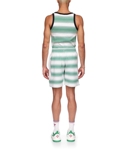 Gradient Stripe Sweatshorts