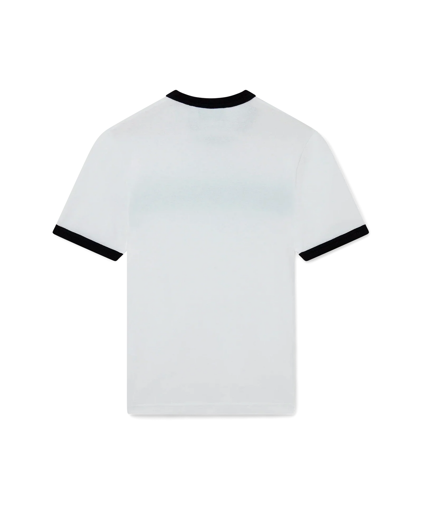 T-shirt à manches courtes à rayures dégradées et liseré contrastant