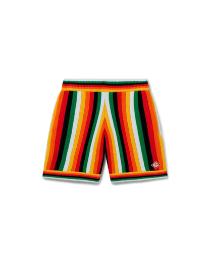 Shorts éponges rayés