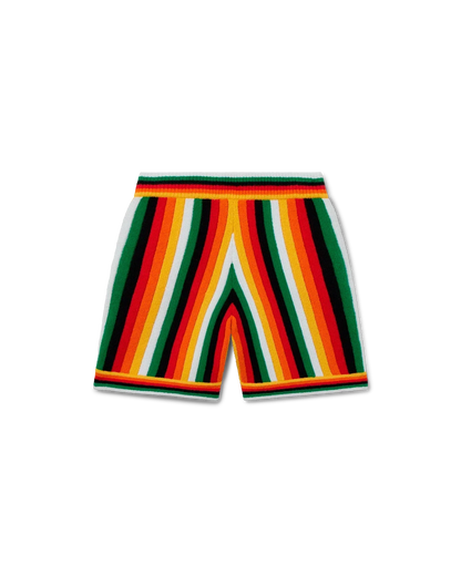 Shorts éponges rayés