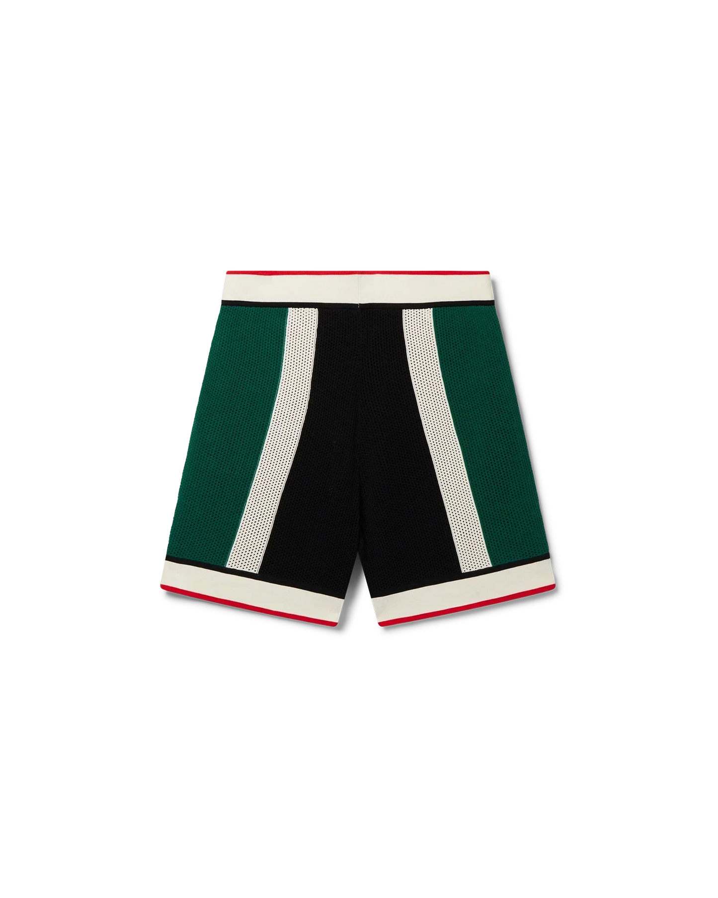 Shorts rayés en maille
