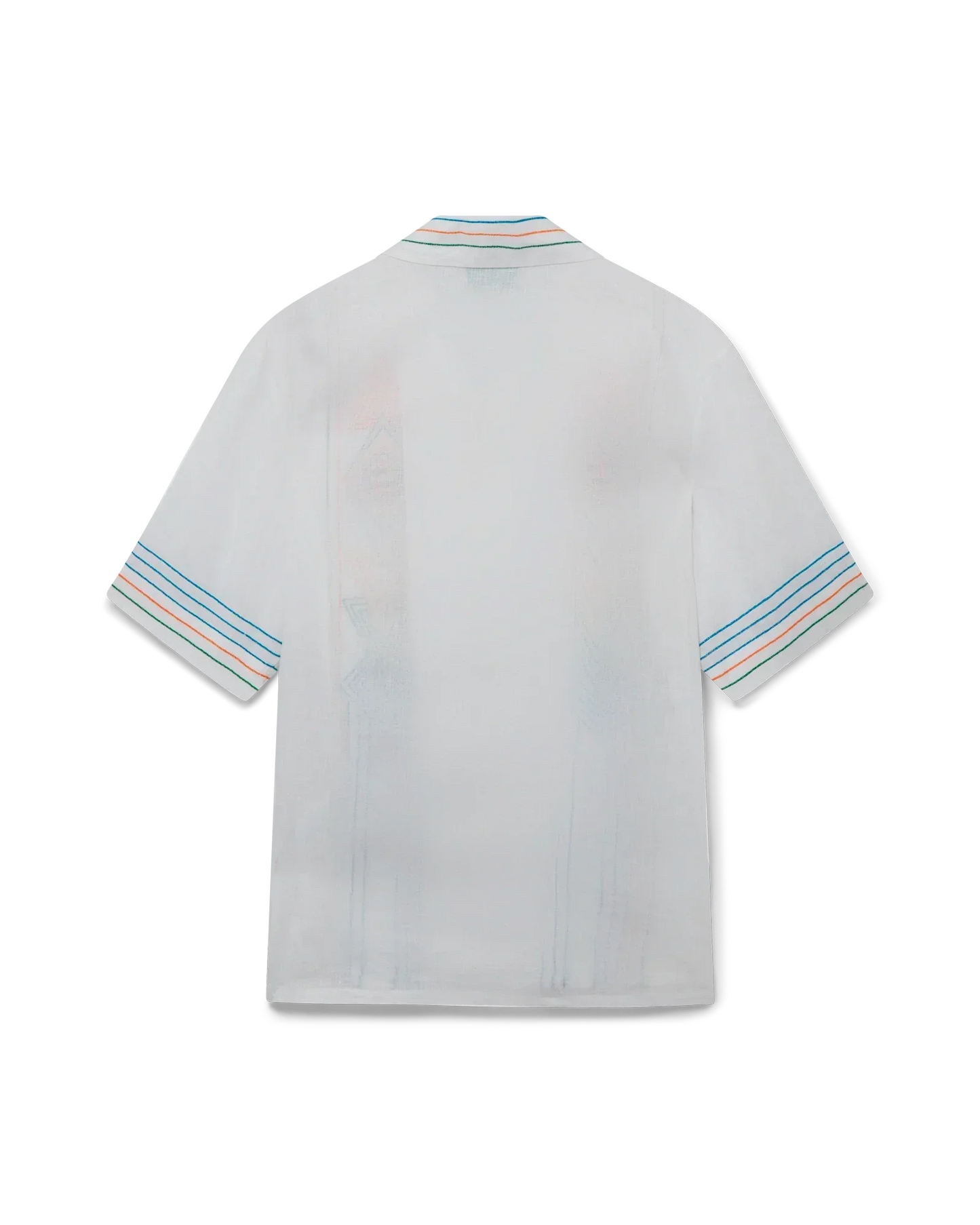Chemise en lin à manches courtes Le Fil De La Musique