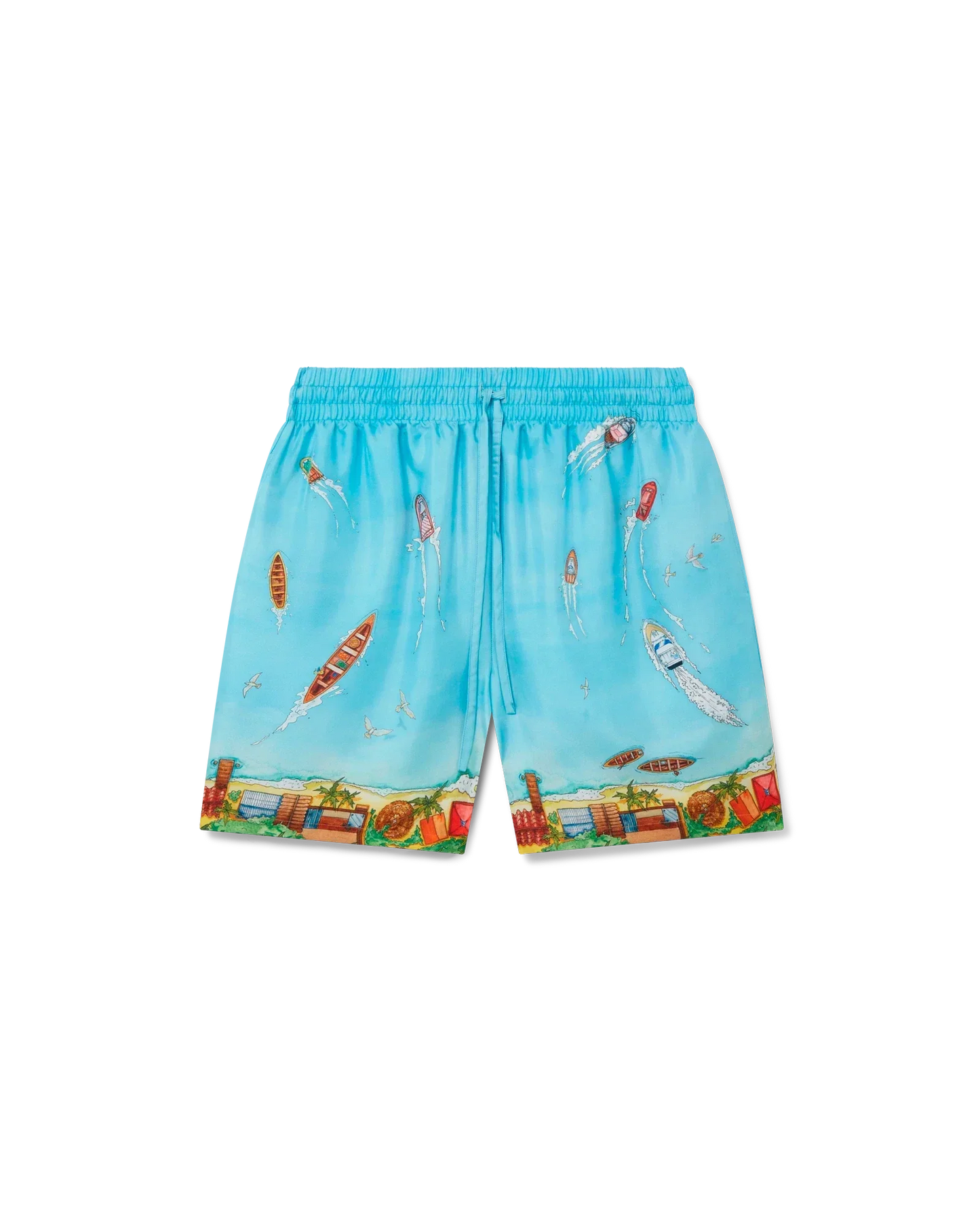 Maison Sur Piloti Silk Shorts