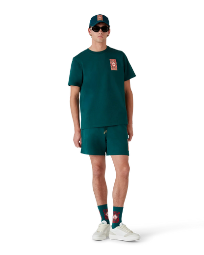 Short en molleton avec logo gothique