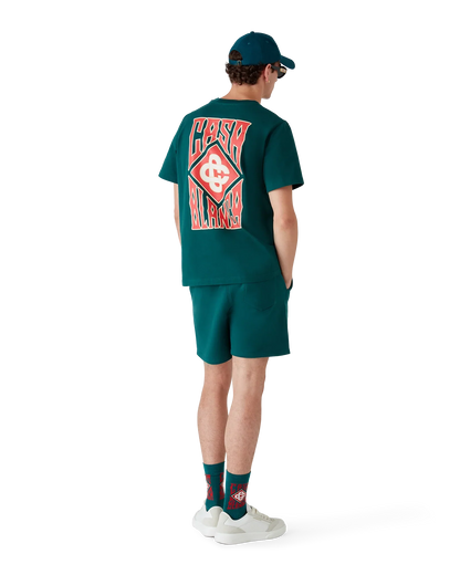 Short en molleton avec logo gothique