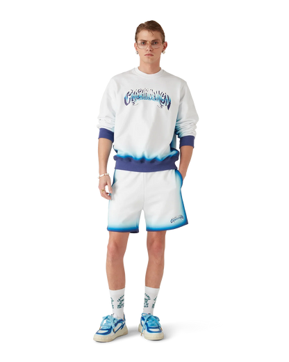 Blue Fade Sweatshorts