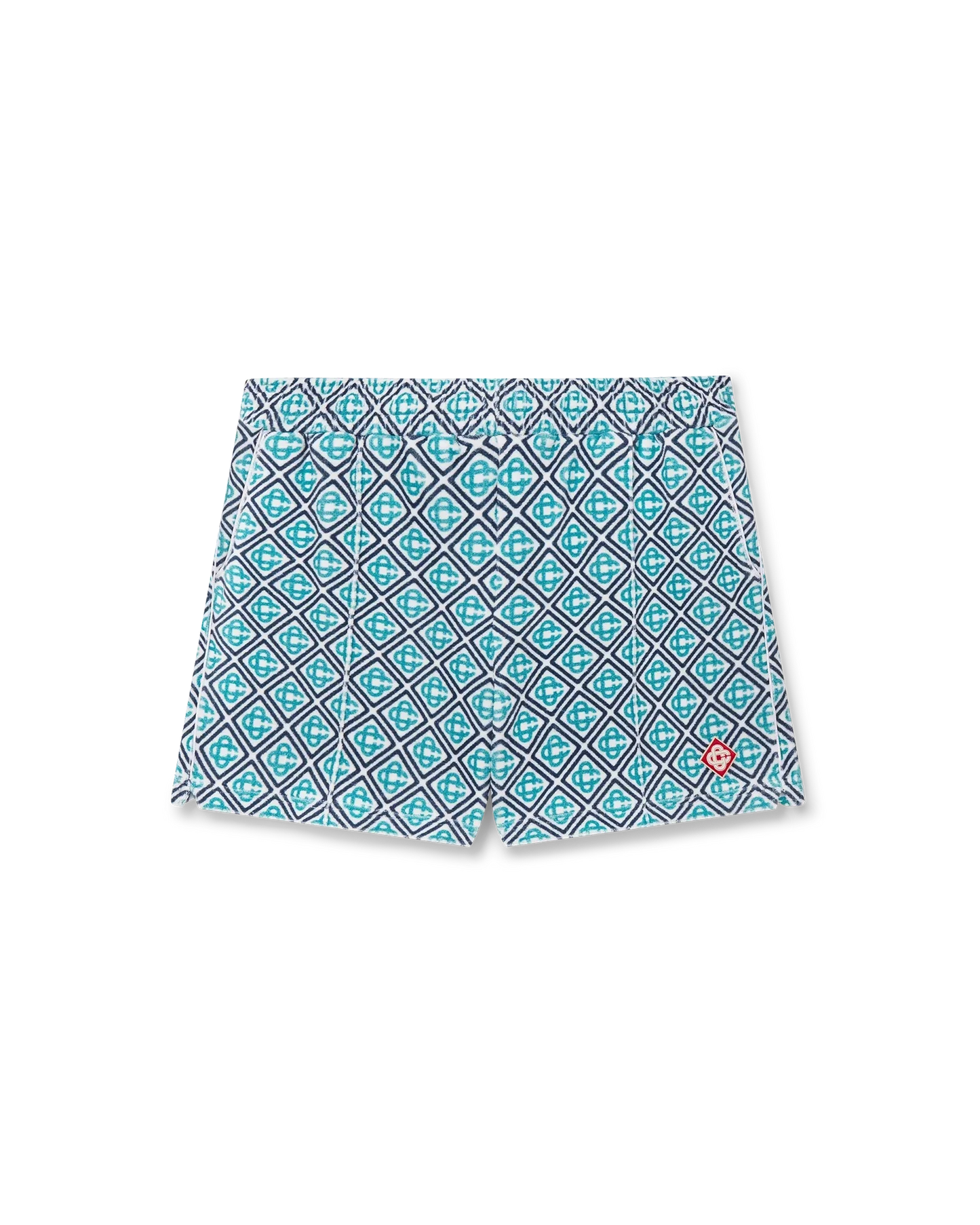 Shorts en tissu éponge monogrammé