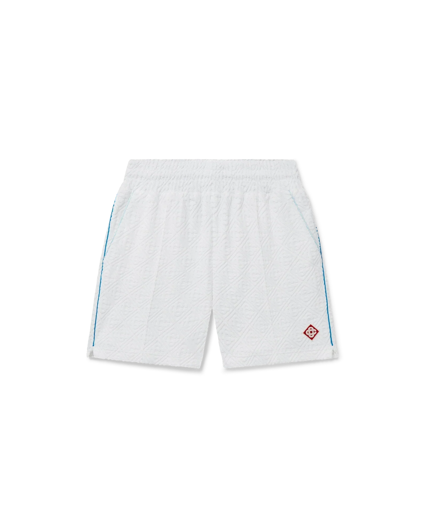 Short de tennis en tissu éponge rayé