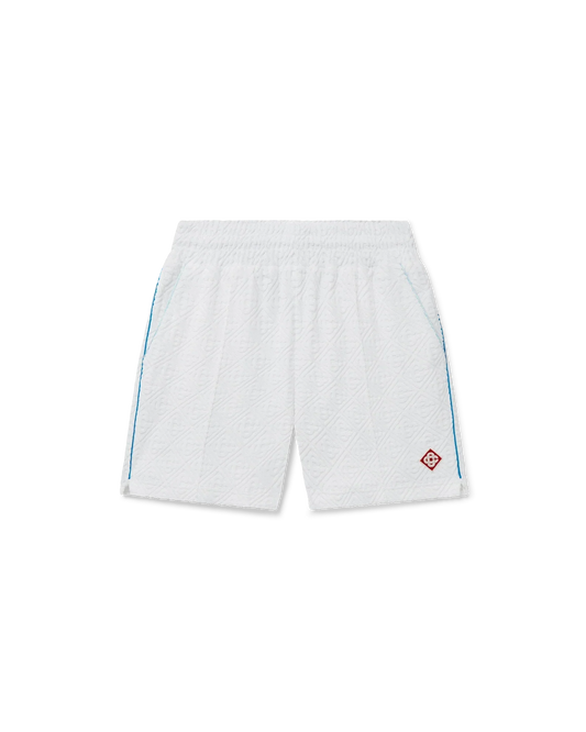 Tennis Stripe Towelling Shorts