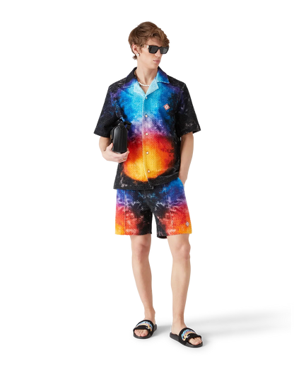 Shorts en tissu éponge dégradé
