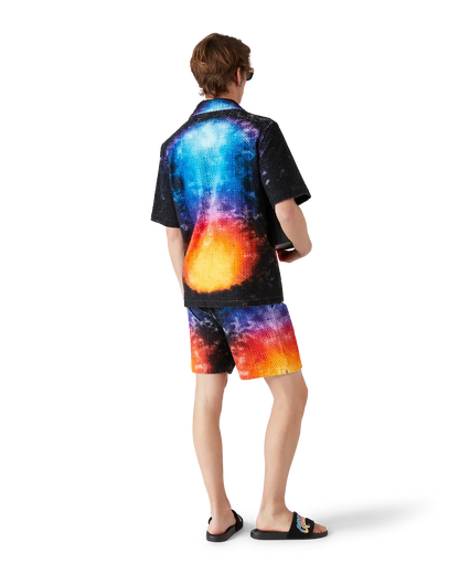 Shorts en tissu éponge dégradé